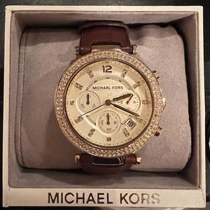 Michael Kors leather watch